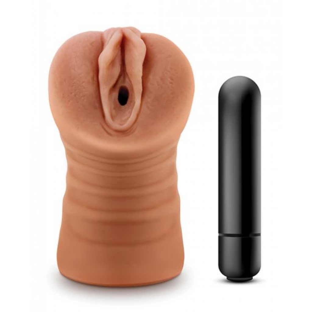 M For Men Julieta Mocha Tan Vagina Stroker - Blush Novelties