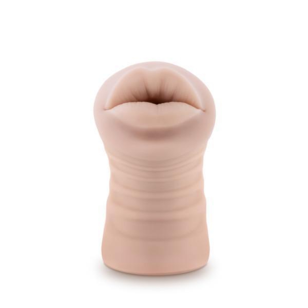 M For Men Angie Beige Mouth Stroker - Blush Novelties