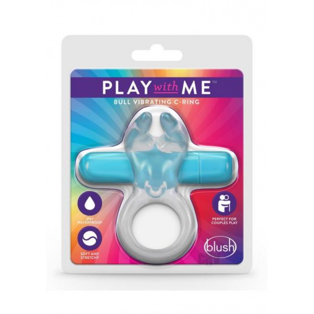 Play With Me Bull Vibe Cring Blue - Blush Novelties