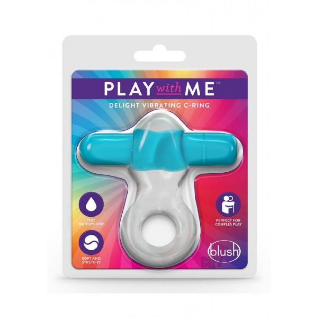 Play With Me Delight Vibe Cring Blue - Blush Novelties