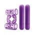 Double Play Dual Vibrating Cock Ring Purple - Blush Novelties