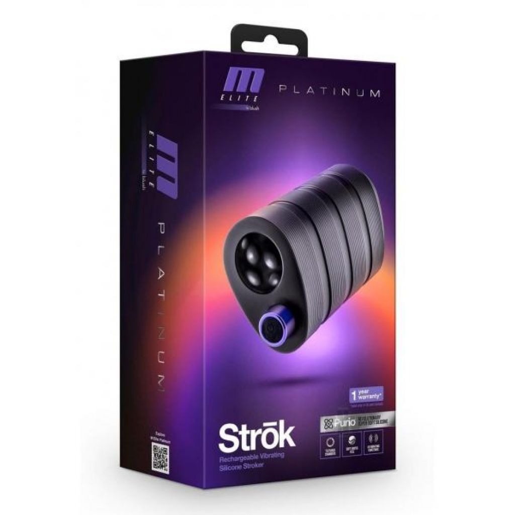 M Elite Platinum Strok - Black