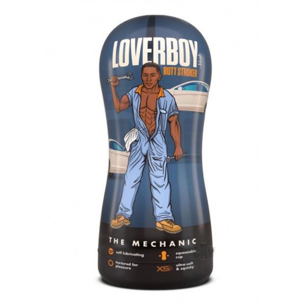 Loverboy Mechanic Lube Stroker Brown - Blush Novelties