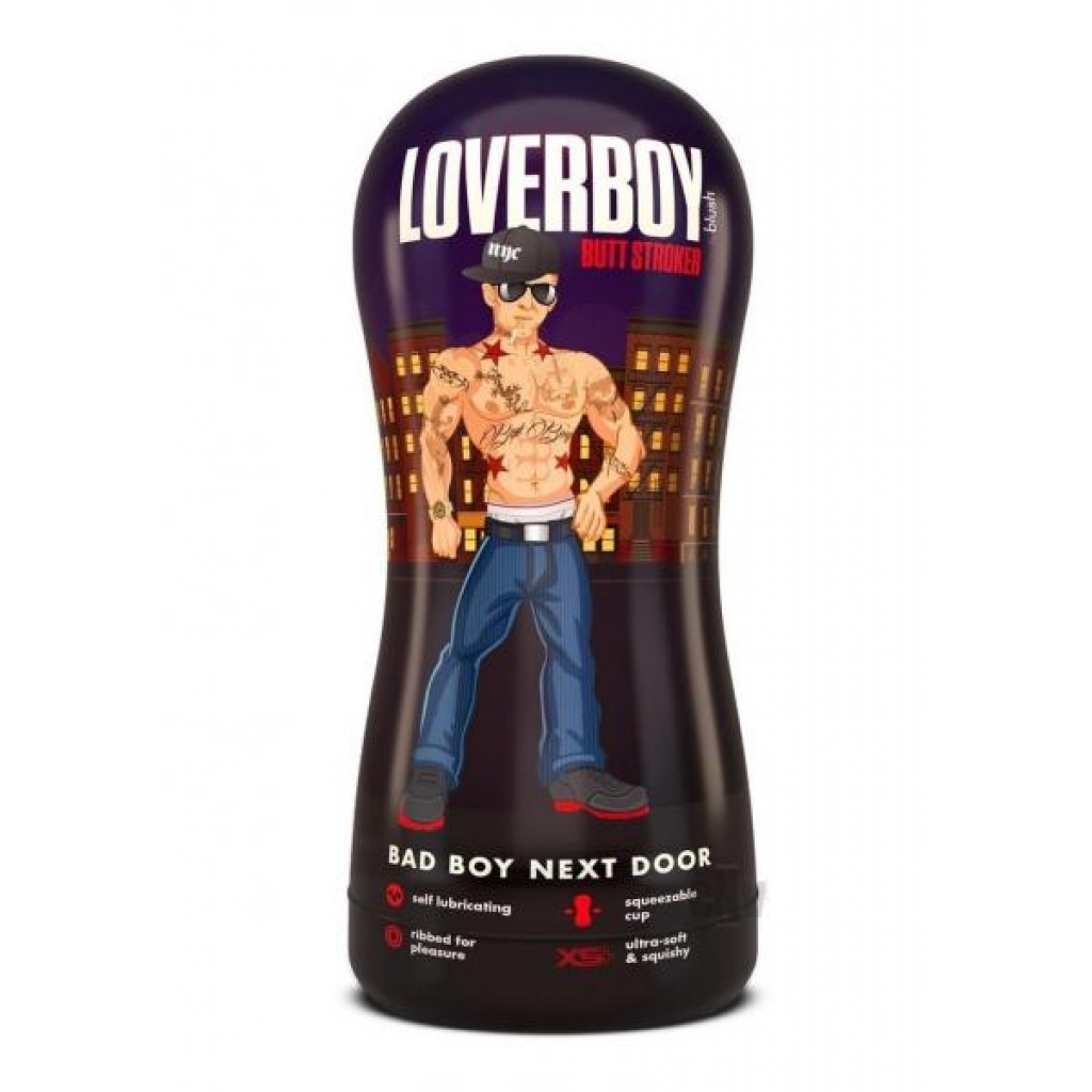 Loverboy Bad Boy Next Lube Stroker Beige - Blush Novelties