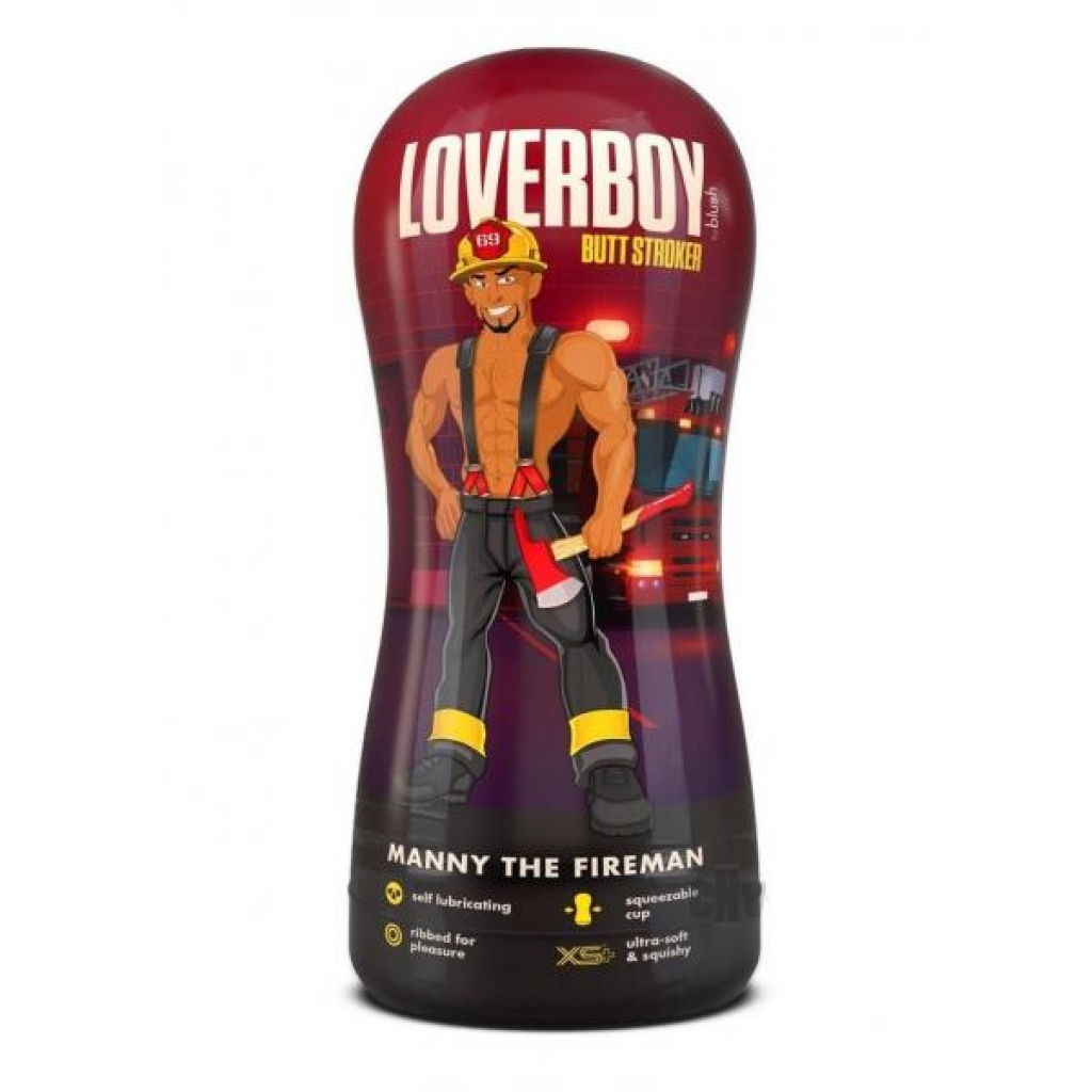 Loverboy Manny Fireman Lube Stroker Tan - Blush Novelties