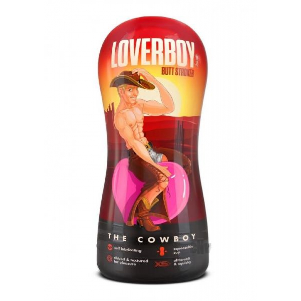 Loverboy Cowboy Lube Stroker Beige - Blush Novelties