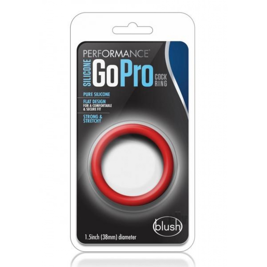 Performance Silicone Go Pro Cockring Red - Blush Novelties