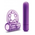 The Player Vibrating Double Strap Cock Ring Purple - Blush Novelties