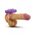 The Player Vibrating Double Strap Cock Ring Purple - Blush Novelties