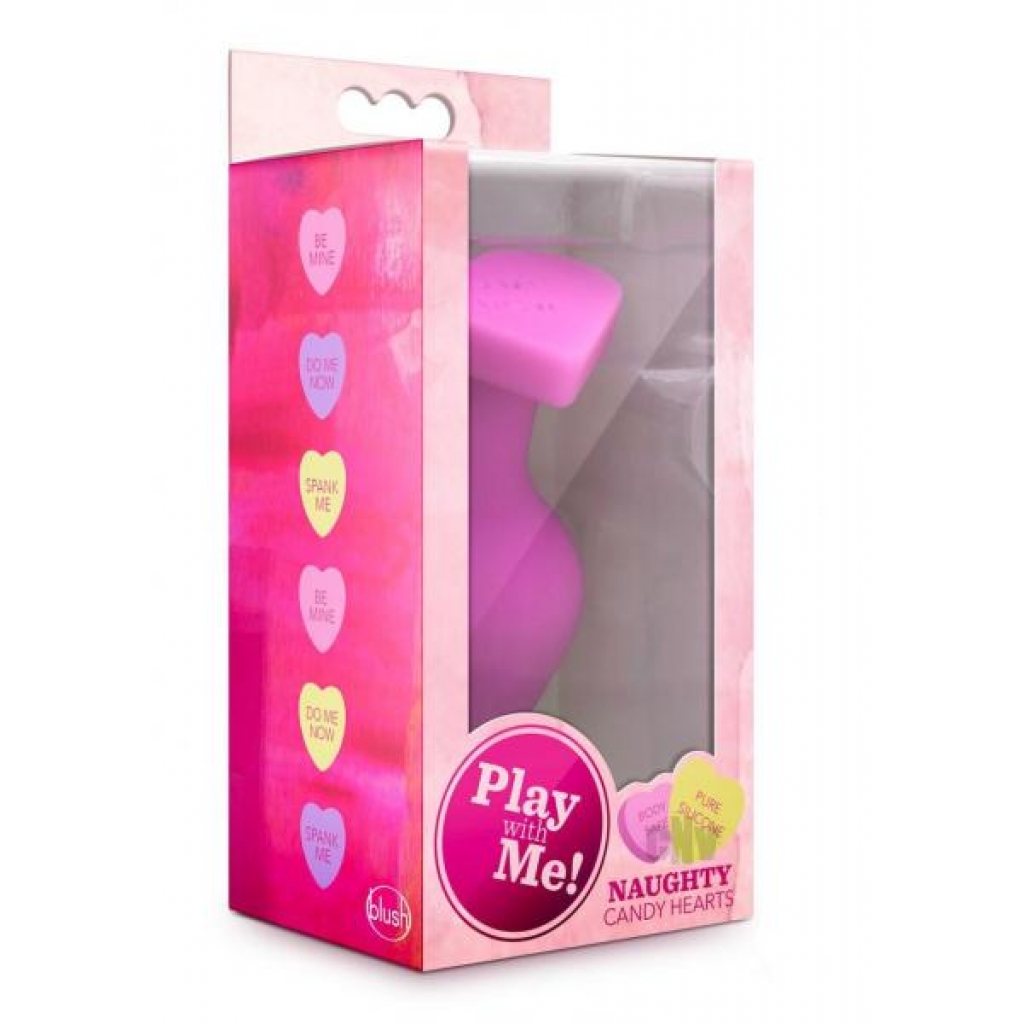 Play W/ Me Naughty Candy Heart Pink - Blush Novelties