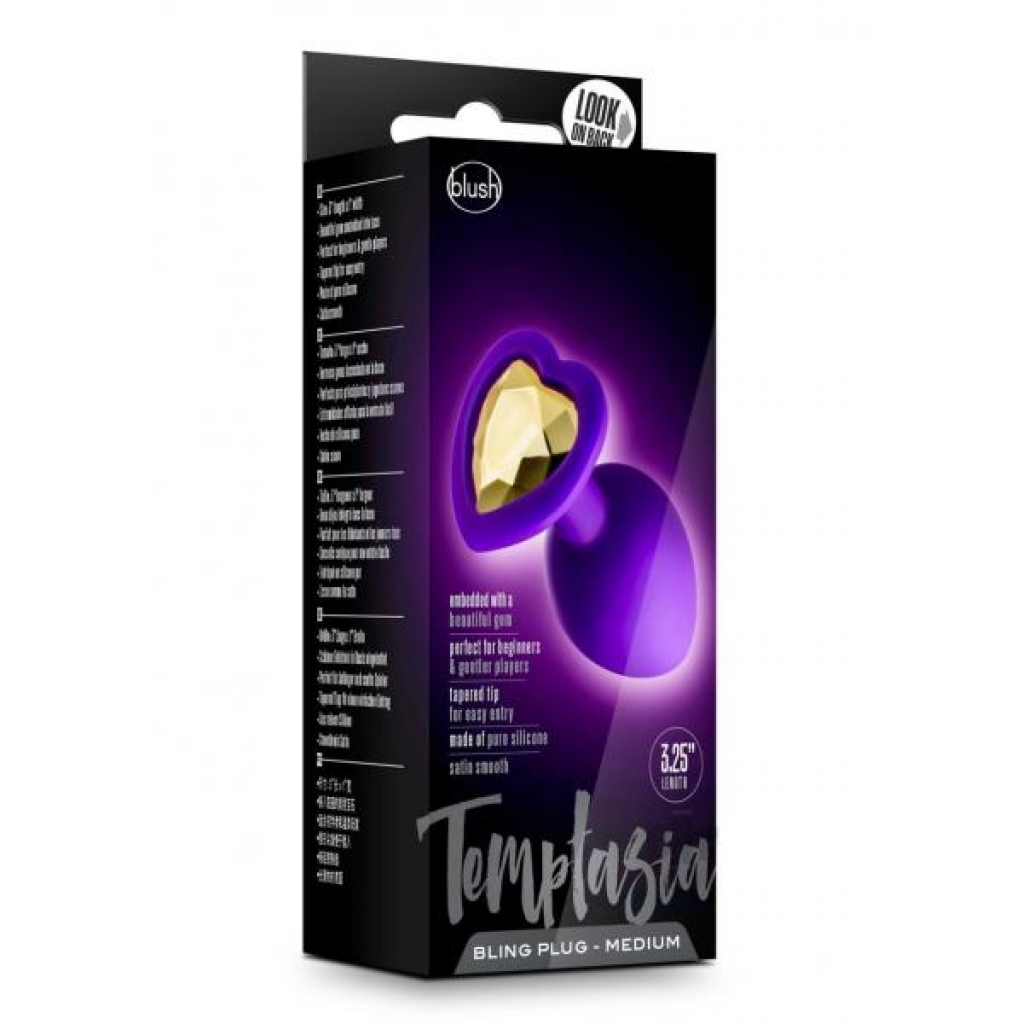 Temptasia Bling Plug Medium - Dazzling Pleasure Accessory