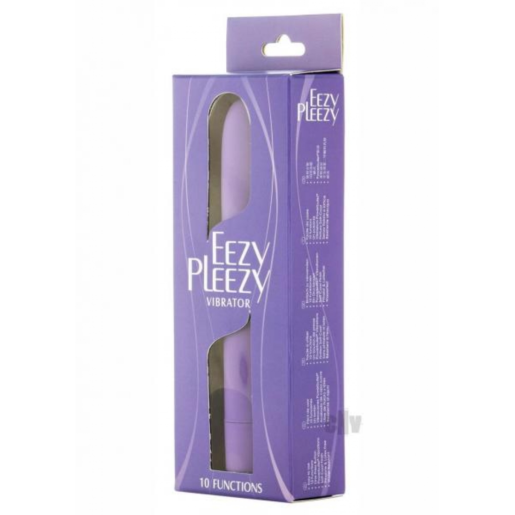 Sandt Eezy Pleezy Vibrator: Purple Delight