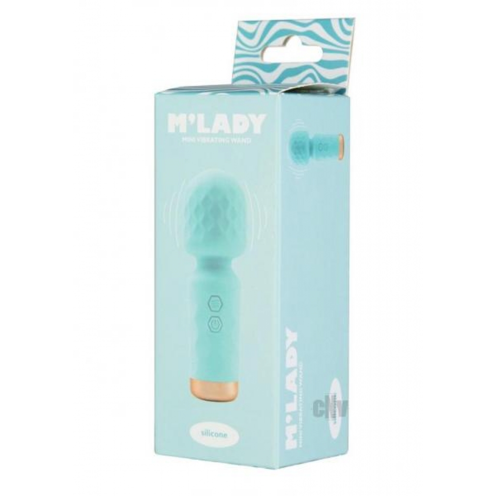 Mlady Mini Vibrating Wand Teal - B.m.s. Enterprises