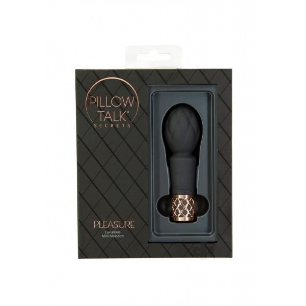 Pillow Talk Secrets Pleasure Wand Blk - B.m.s. Enterprises