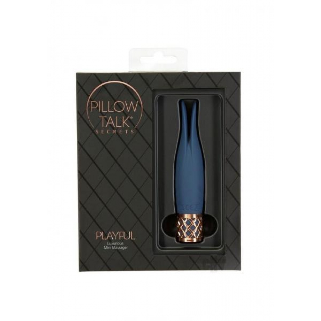 Pillow Talk Secrets Playful Massage: Luxurious Blu