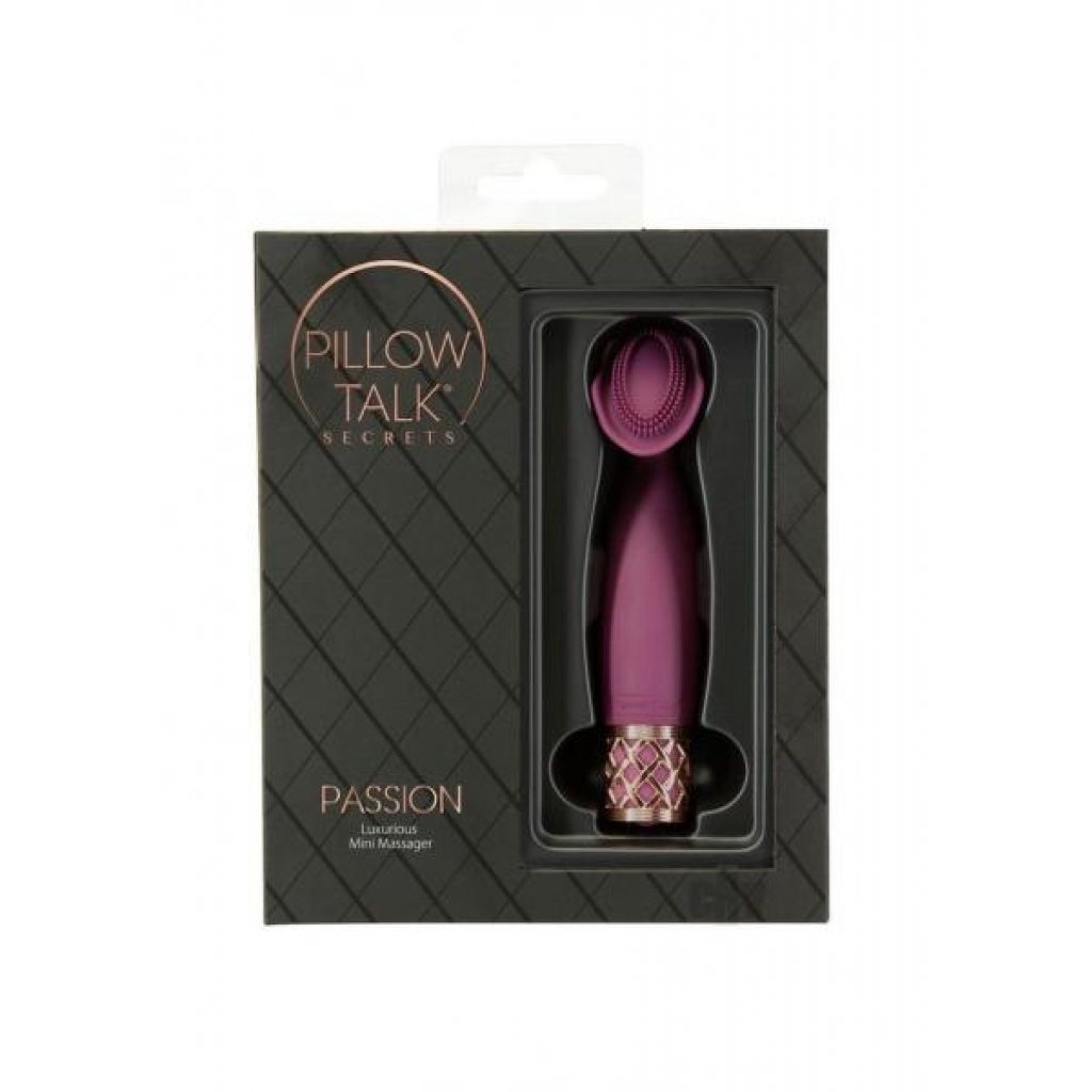 Pillow Talk Passion Massager Wine - B.m.s. Enterprises