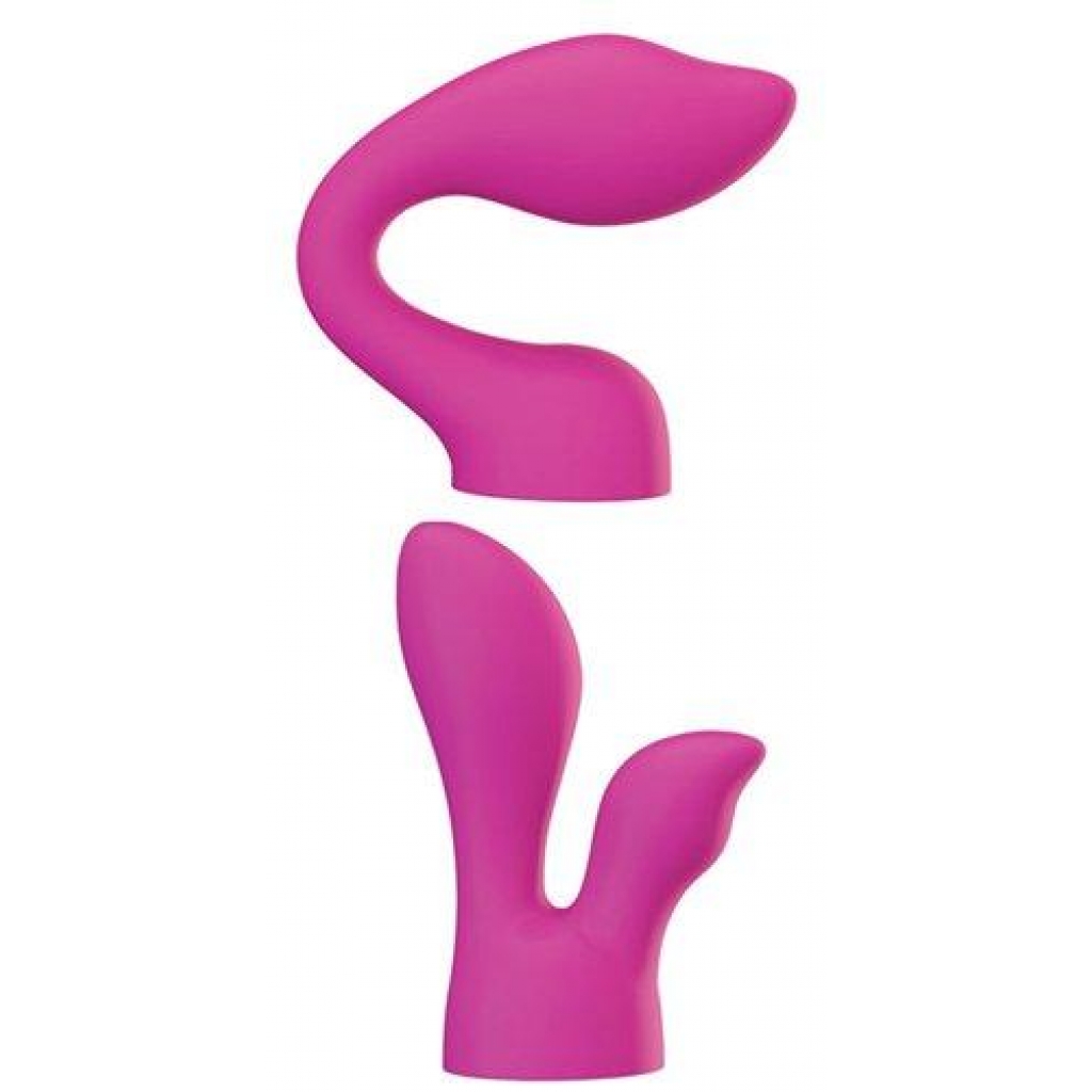 Palm Sensual Silicone 2 Heads Pink  - Bms Enterprises