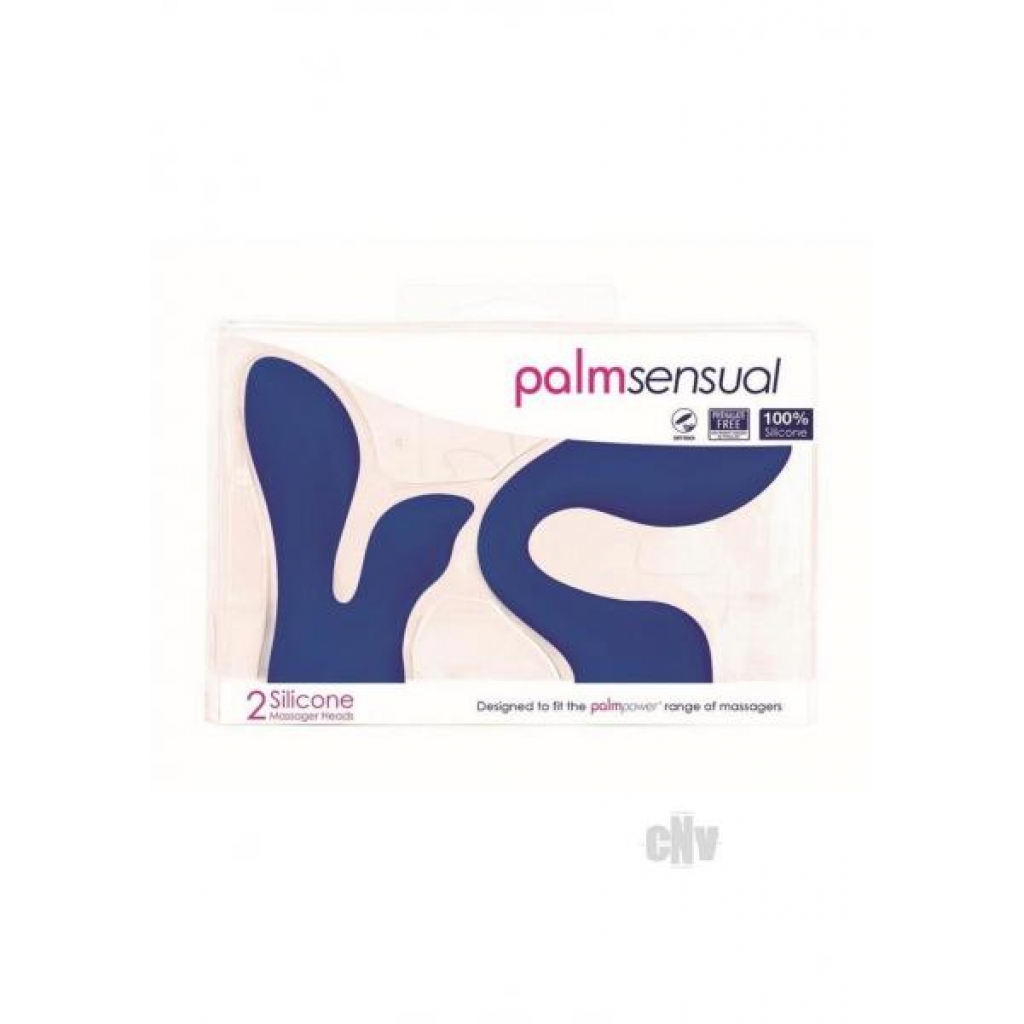 Palm Sensual Accessories 2pk Blue - B.m.s. Enterprises