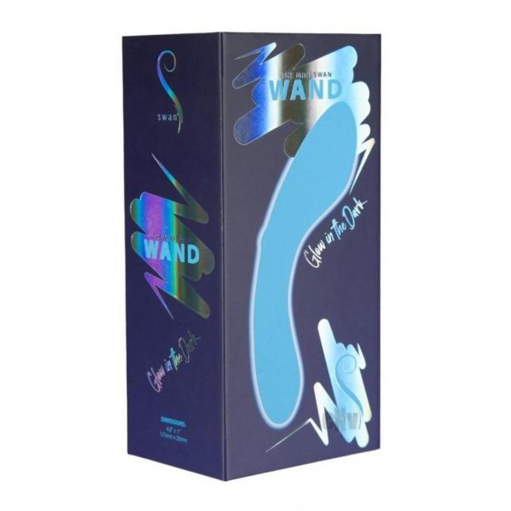 Mini Swan Wand Gitd Blue - B.m.s. Enterprises