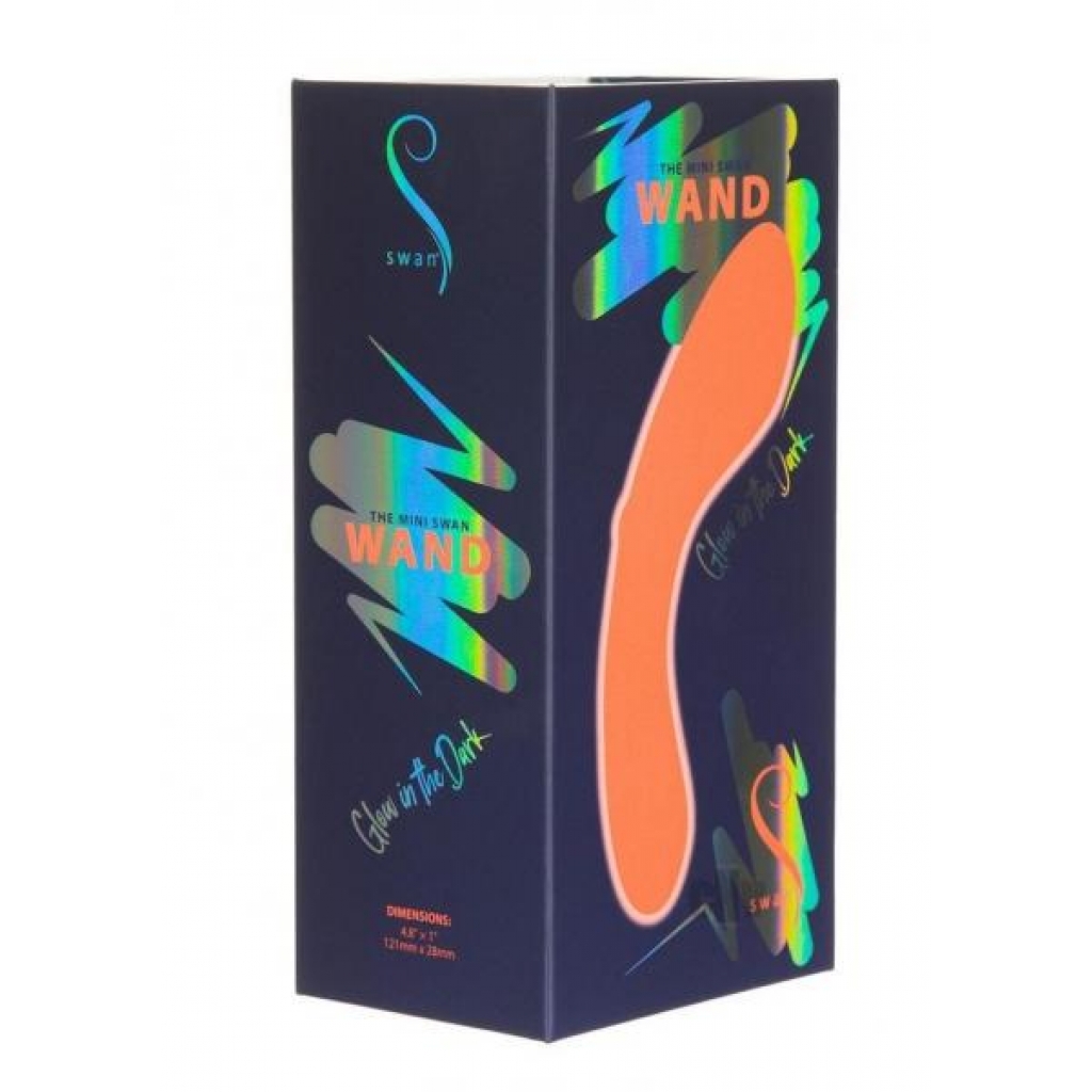 Mini Swan Wand Gitd Orange - B.m.s. Enterprises