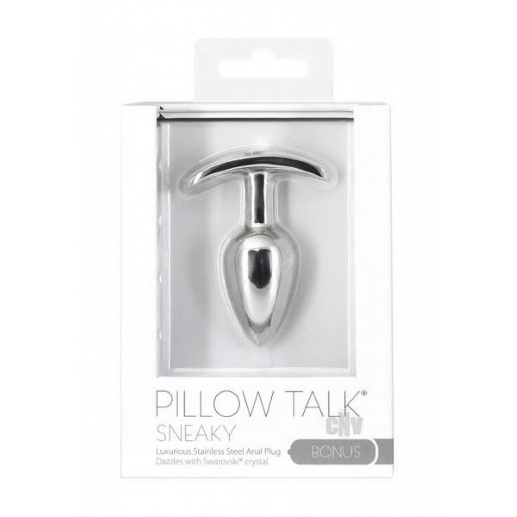 Pillow Talk Sneaky Steel Anal Plug - Bms  Enterprises