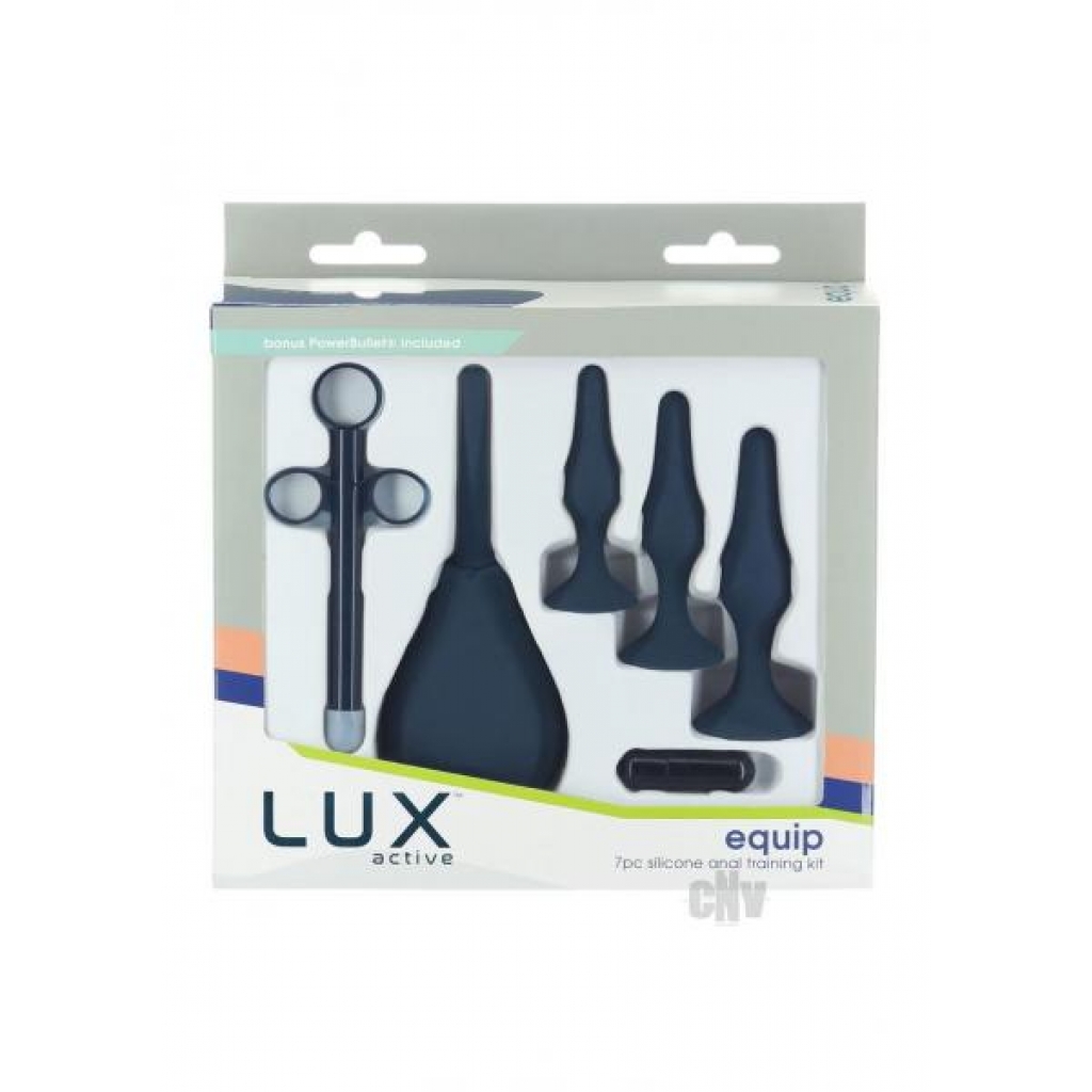 Lux Active Equip Anal Explorer Kit Blue - Bms  Enterprises