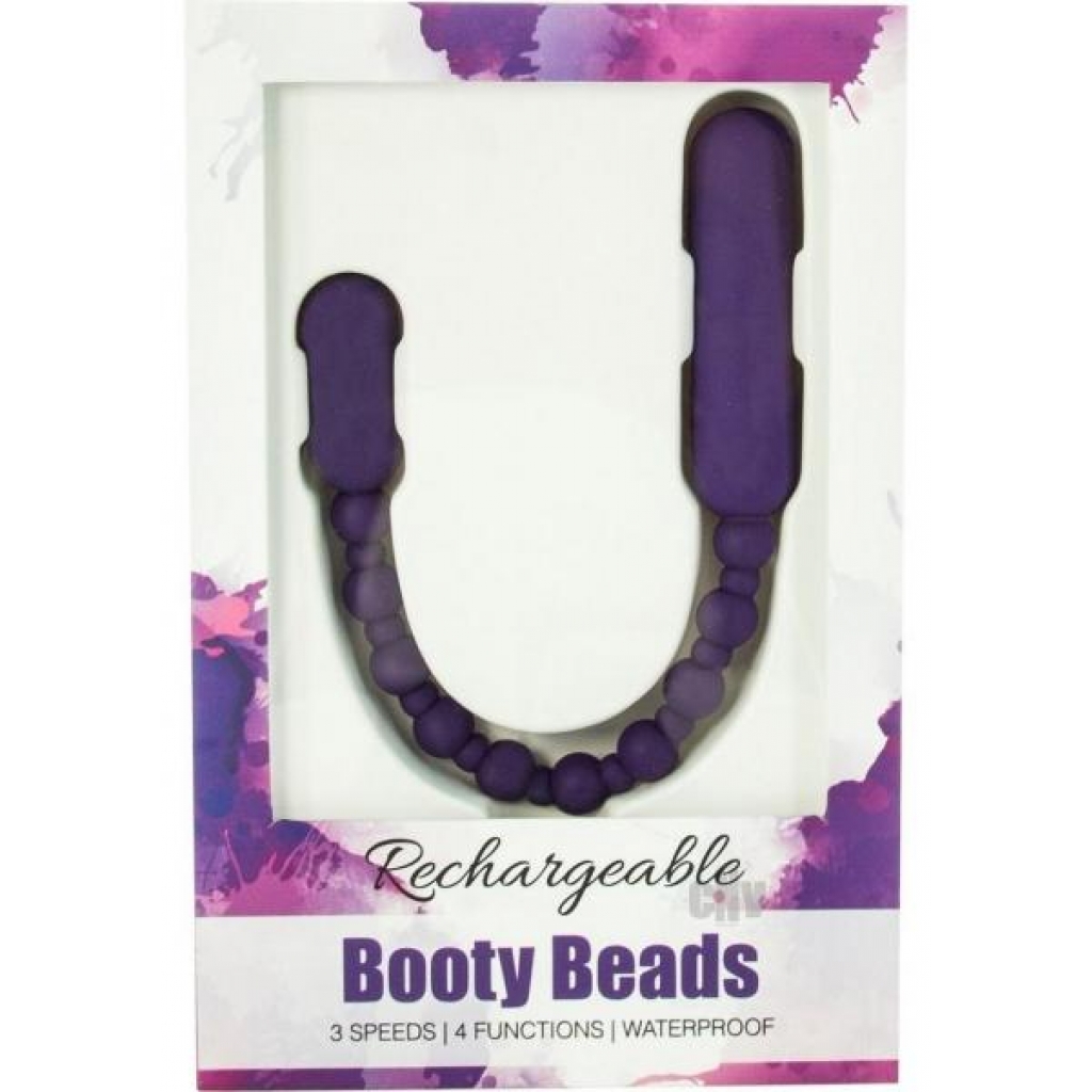 Powerbullet Recharge Booty Beads Purple - Bms  Enterprises