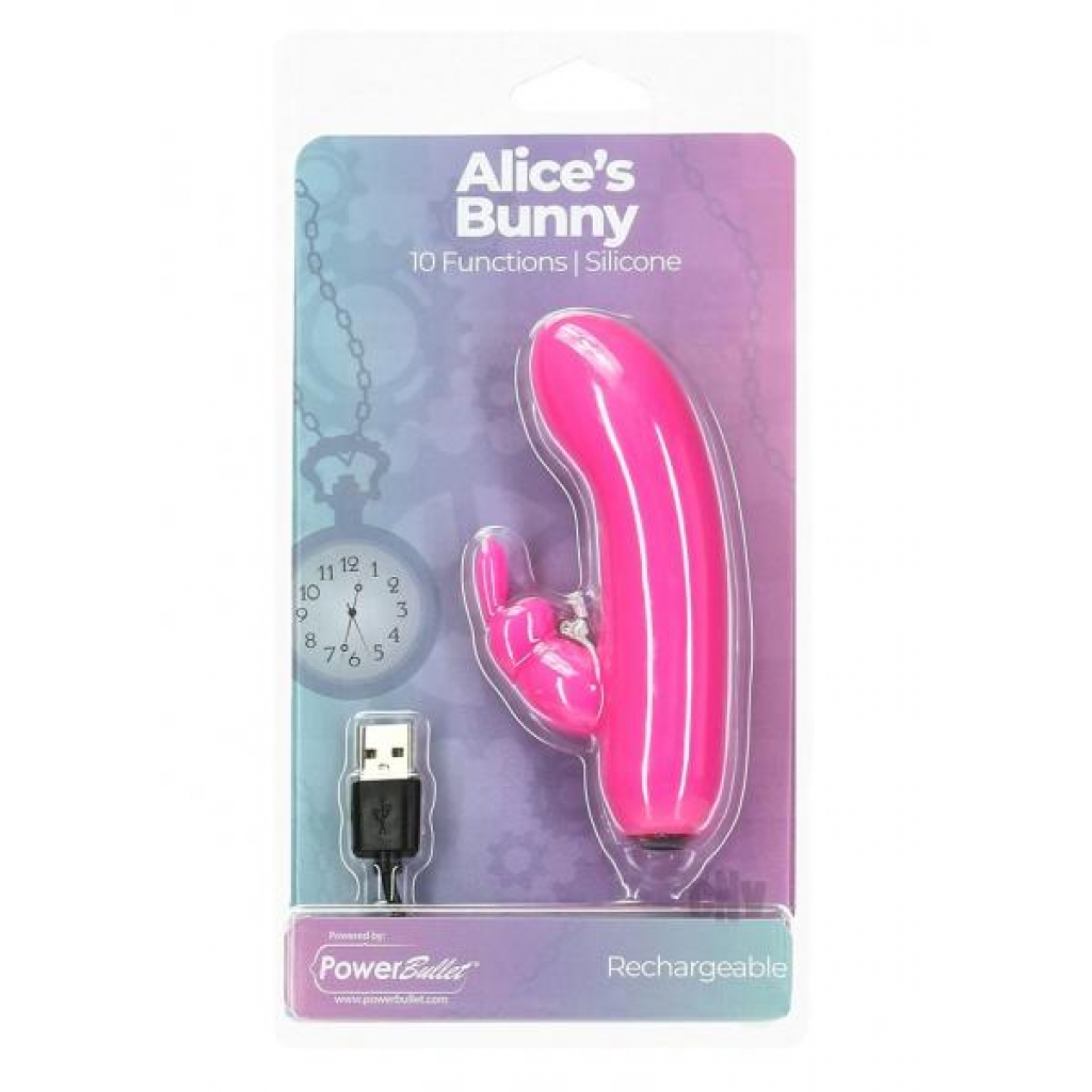 Powerbullet Alice's Bunny Vibrator - Pink