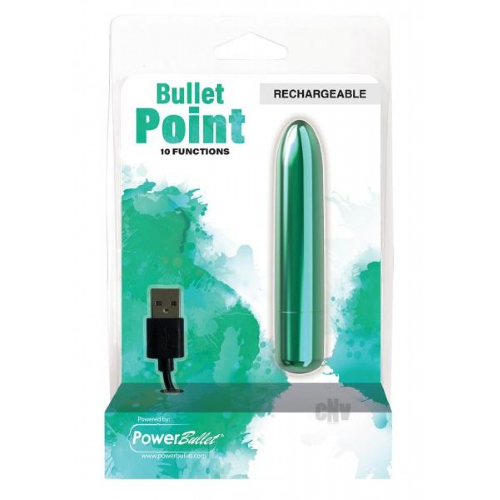 Powerbullet Bullet Point Vibrator - Teal