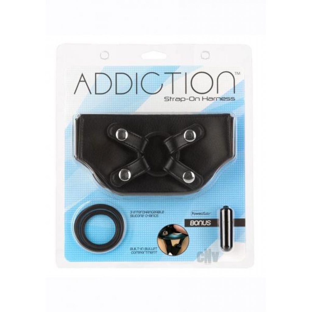 Addiction Strap On Harness O/s Black