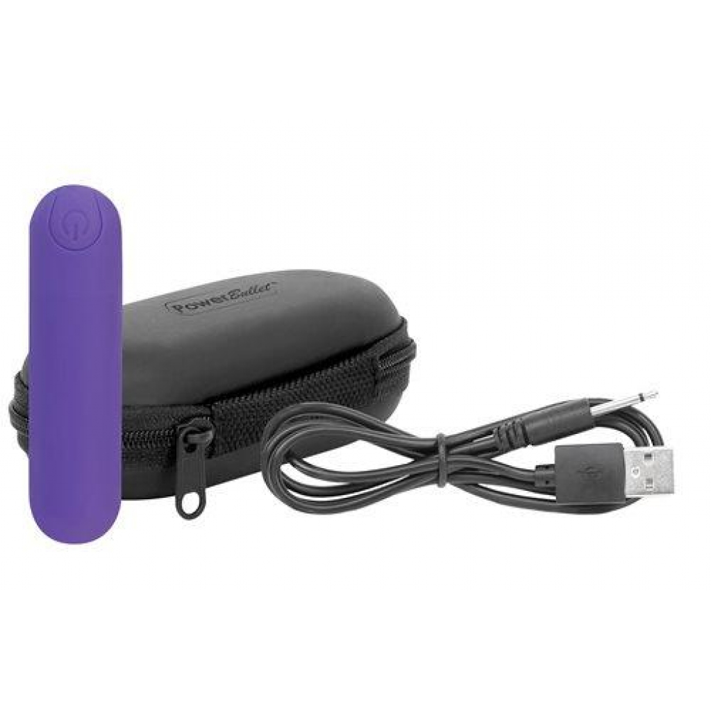 Essential Power Bullet Purple Vibrator - Bms Enterprises