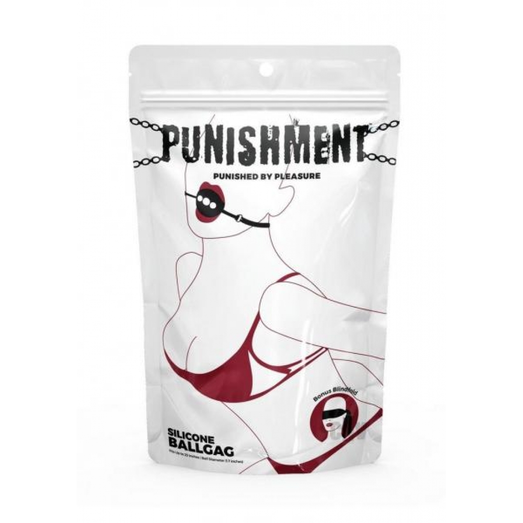 Punishment Silicone Ball Gag - B.m.s. Enterprises