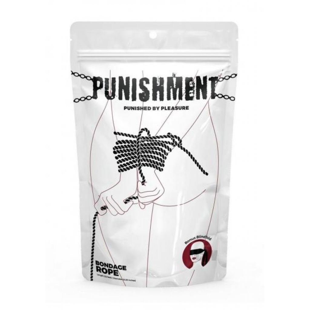 Punishment Bondage Rope Black - B.m.s. Enterprises