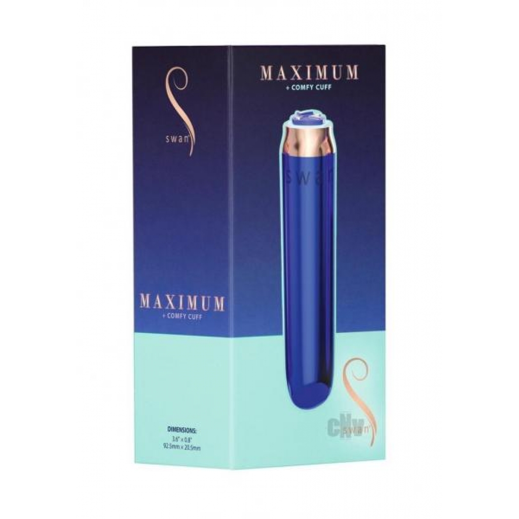 Swan Rechargeable Bullet Vibrator - Blue