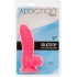 Addiction Tom 7 inches Dildo Hot Pink  - Bms Enterprises