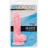 Addiction Brandon Glow in the Dark Pink 7.5 inches Dildo - Bms Enterprises