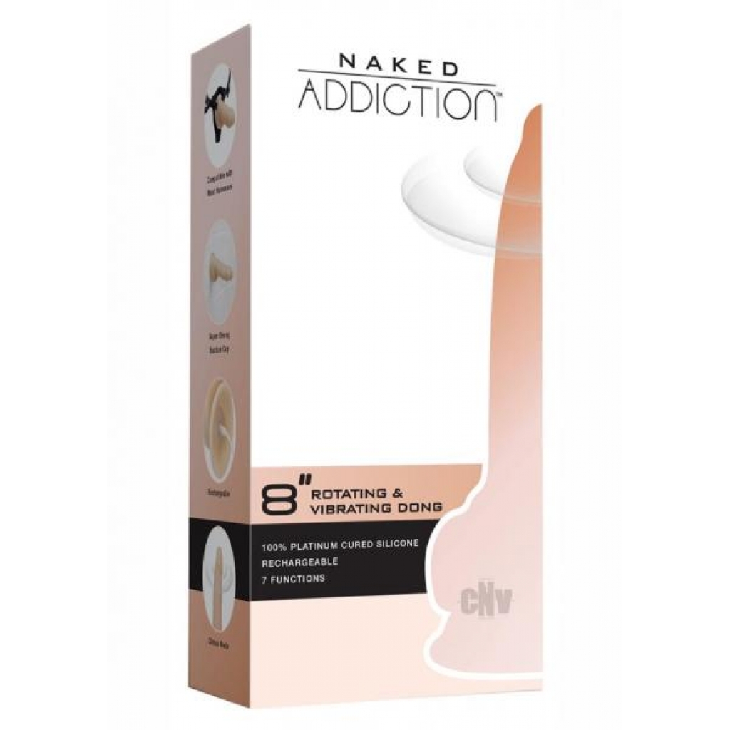 Naked Addiction Rotate And Vibrate Dong - B.m.s. Enterprises