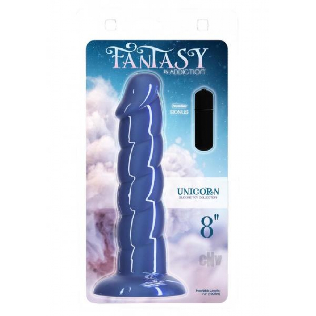 Addiction Fantasy Unicorn Dong - 8 inches - Vibrant and Playful