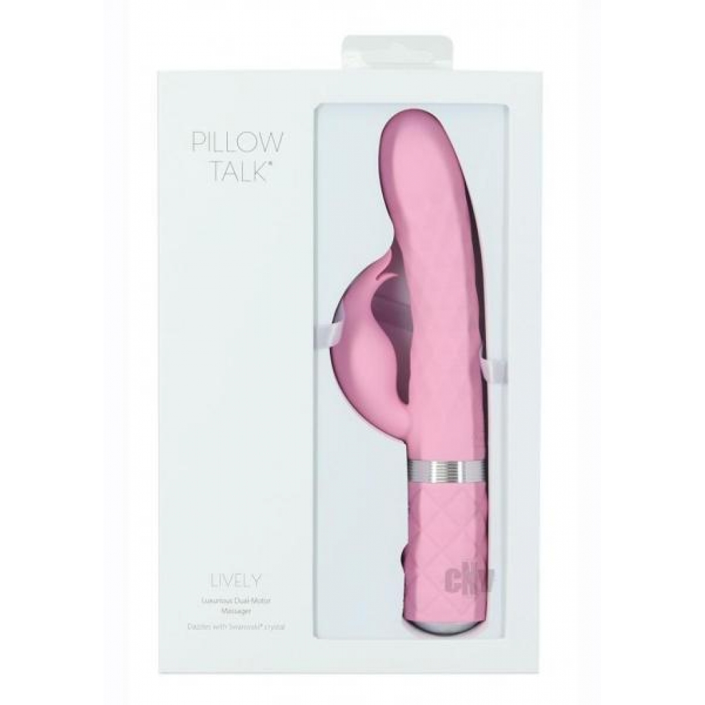 Pillow Talk Lively Pink Dual-Motor Vibrator