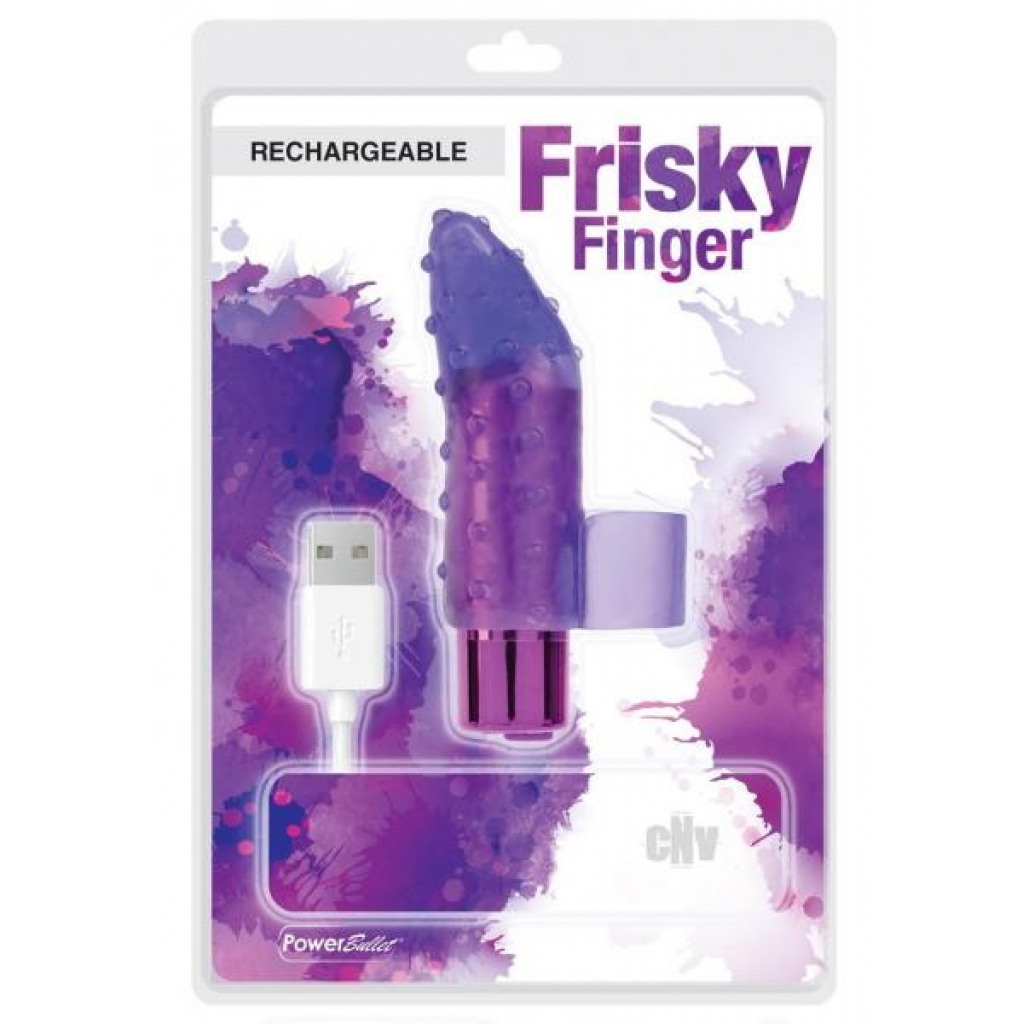 Powerbullet Rechargeable Frisky Finger - Purple