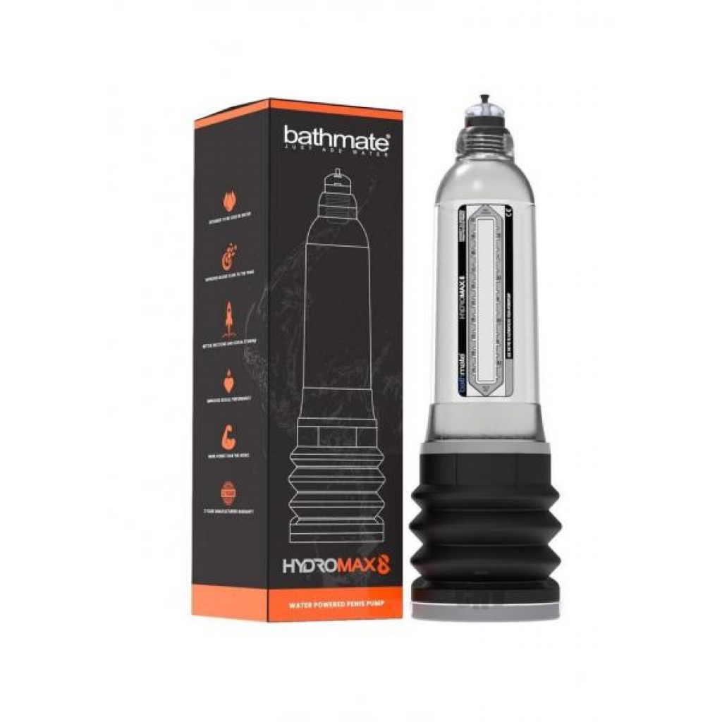 Bathmate Hydromax8 Clear - Hydropump for Enhanced Performance