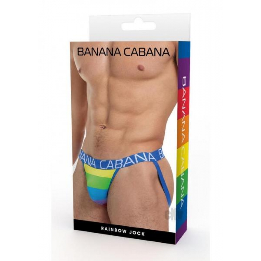 Banana Cabana Jock L/xl Rainbow - Boyztown Marketing