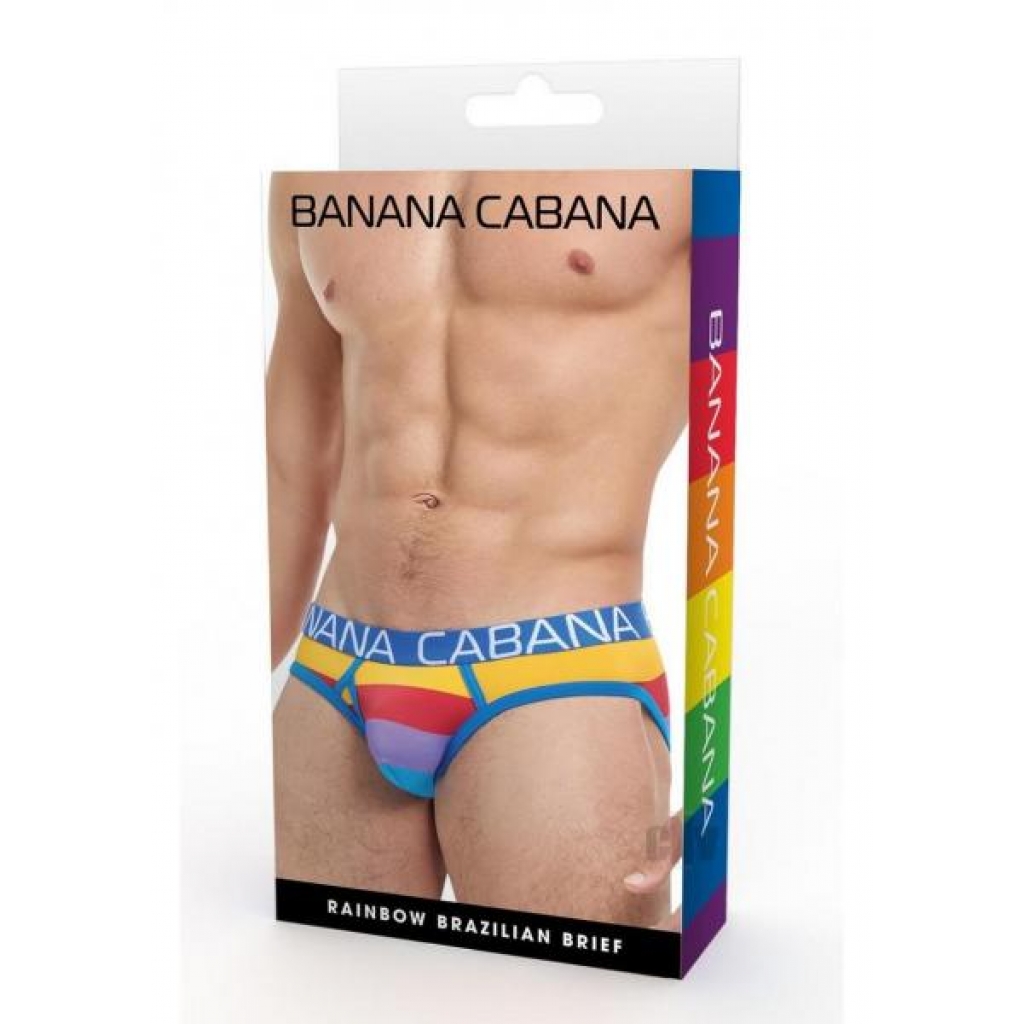 Banana Cabana Brief L/xl Rainbow - Boyztown Marketing