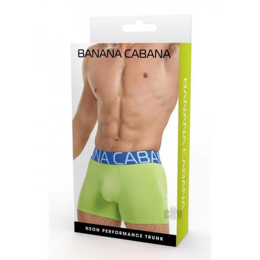 Banana Cabana Trunks - L/XL - Stylish Neon Party Wear