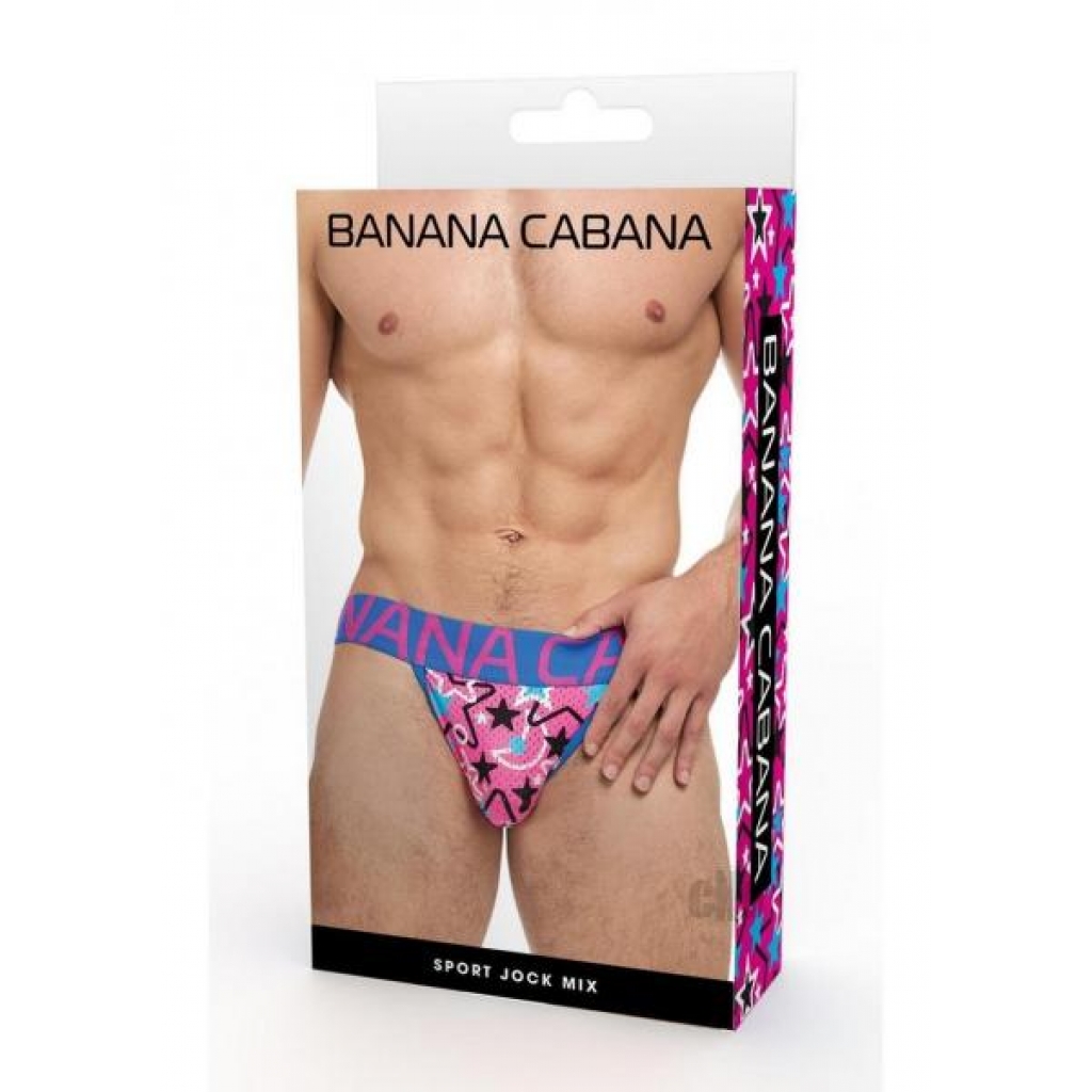 Banana Cabana Jock Lg/xl Purple - Boyztown Marketing