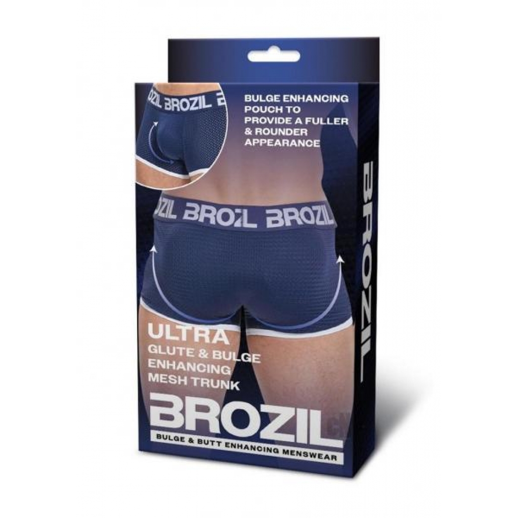 Brozil Mesh Boxer S/m Nvy - Boyztown Marketing