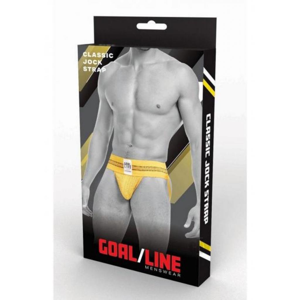 Goal Line Class Jockstrap - Yellow XL