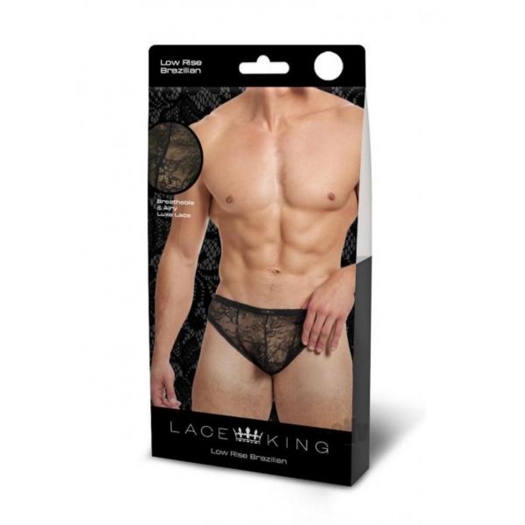 Lace King Lace Bikini S//m Blk - Boyztown Marketing