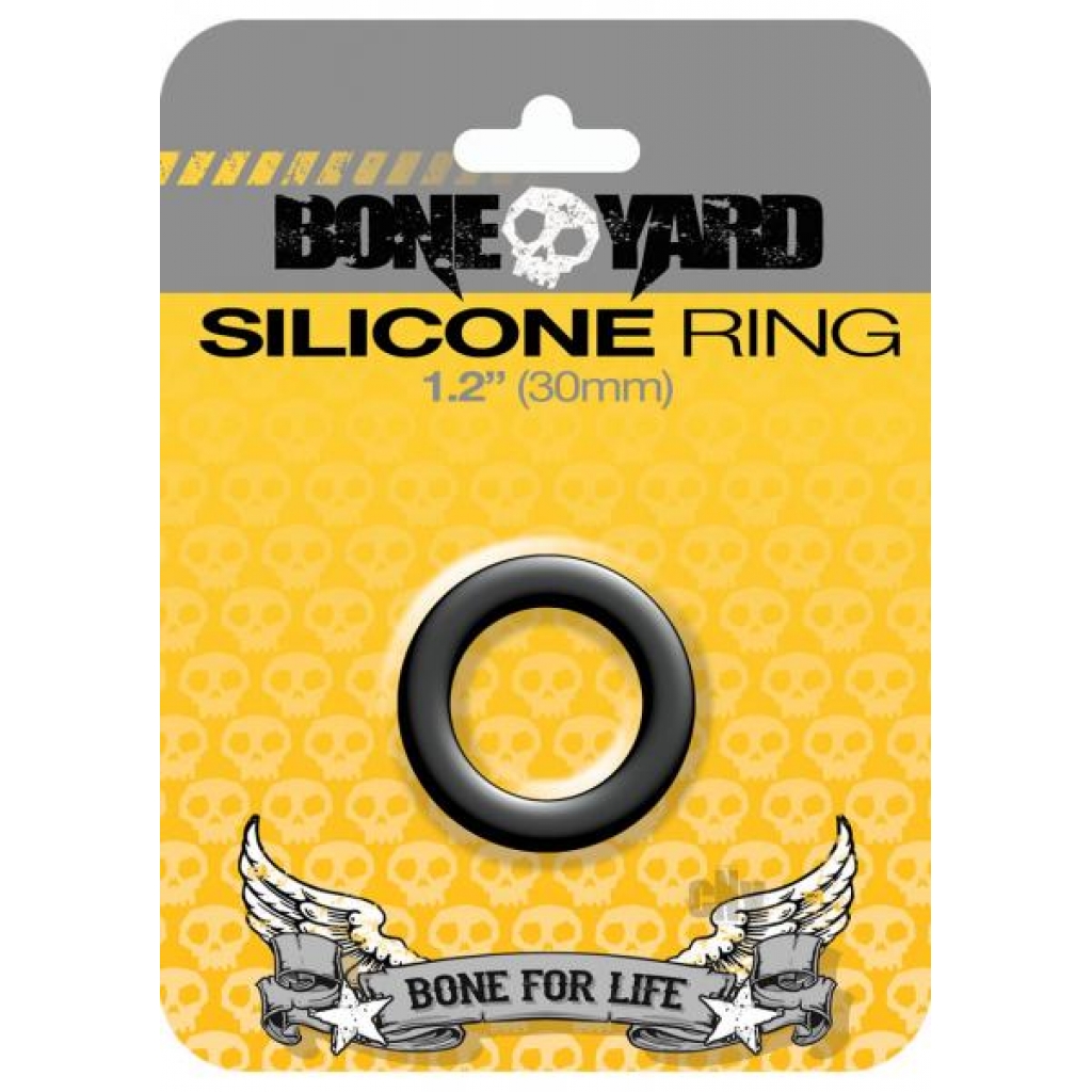 Boneyard Silicone Ring 1.2 inches Black - Rascal Toys