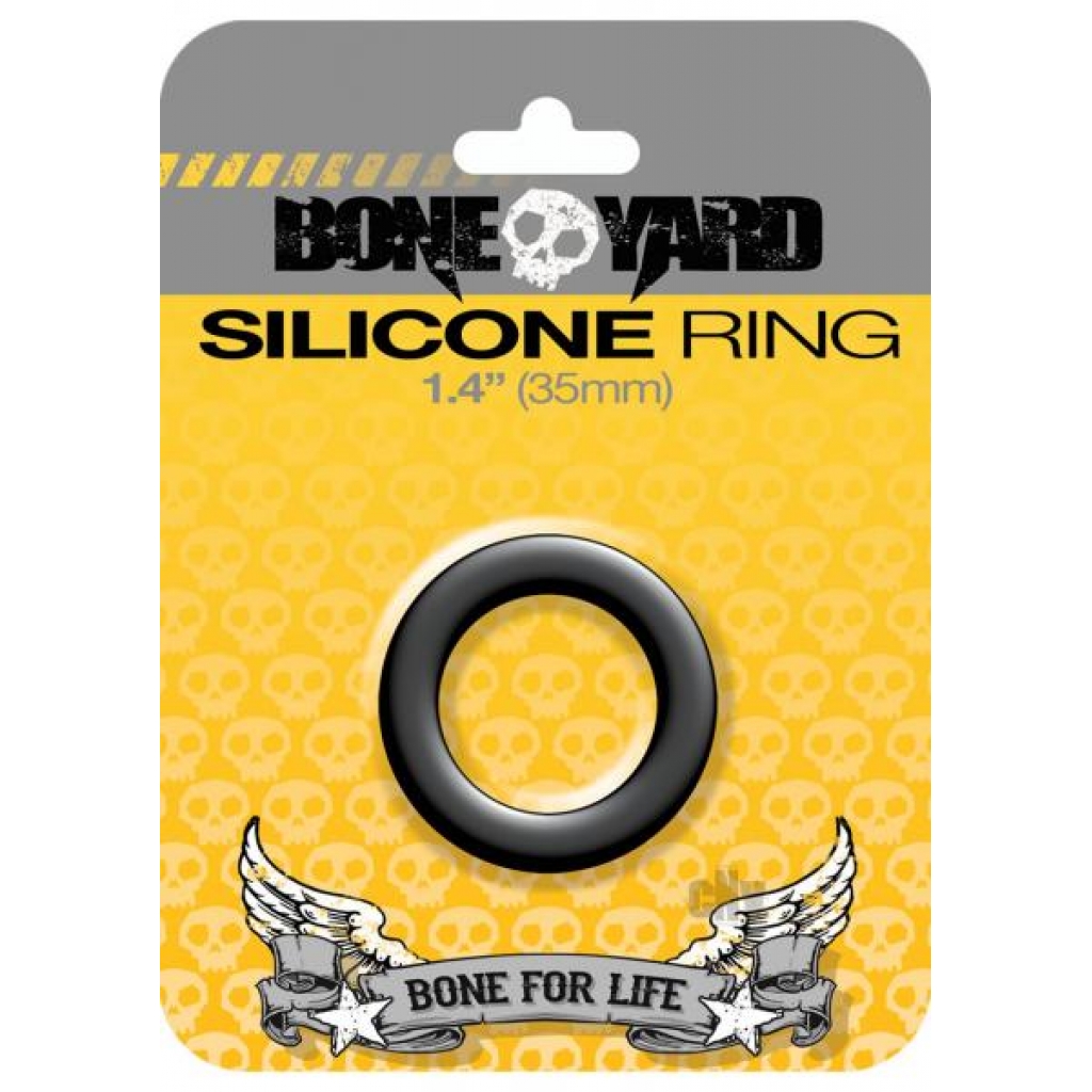 Boneyard Silicone Ring 1.4 inches Black - Rascal Toys